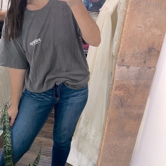 FRIPP outdoors grey graphic T-shirt size XLarge cotton fabric - Picture 1 of 6